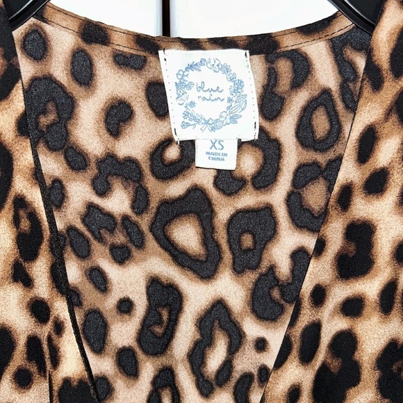 Summer dress wrap around Size XS By Blue Rain lined worn twice EUC - Picture 2 of 7